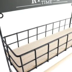 Orange85 - Keukenrolhouder - Keukenrek Hangend - Muur - Hout - 32x10x29cm - Keukenorganizers -Thuisopslag 1200x1200 2054