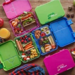 Schmatzfatz Junior Lunchbox 6 Vakken 21,3 X 15 X 4,5 Cm (BxHxD) -Thuisopslag 1200x1200 211