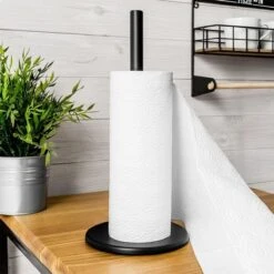 Merkloos Keukenrolhouder - Merk Excellent Houseware® - RVS Zwart -Thuisopslag 1200x1200 2117