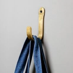 Kapstokhaak Goud - Vintage - Muurhaak - Wandhaak - Gouden Kapstokhaak - Kapstok - Rond - Stoer - Elegant - Ophanghaken - Ophanghaak