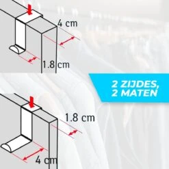 Minismus Deurhaak RVS Set - 4 Stuks Voor Ophangen Zonder Te Schroeven | Kapstok | Badkamer Haak | Keuken Haak| Roestvrijstaal | Kapstokken | Deurhaken | Ophanghaak | Deur Haken -Thuisopslag 1200x1200 2166