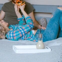 GoodVibes - Keukenwagen Op Wielen Met 3 Laden En 3 Open Vakken Met Legplanken - Hout En MDF - Serveerwagen - Verrijdbare Keukenkast In Landhuisstijl - 67 X 37 X 84cm - Wit/Natuurlijk -Thuisopslag 1200x1200 2228