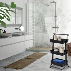 Muntel® Keukentrolley - Verrijdbaar En Vast - Op Wieltjes - Verrijdbaar En Vast - Serveerwagen - 3 Lagen - 87 X 42 X 32 Cm 13 Muntel® Keukentrolley - Verrijdbaar En Vast - Op Wieltjes - Verrijdbaar En Vast - Serveerwagen - 3 Lagen - 87 X 42 X 32 Cm -Thuisopslag 1200x1200 2312