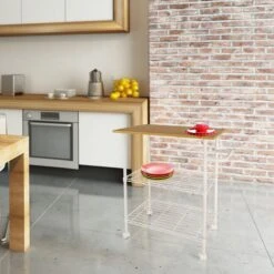 Casa Pura Keukentrolley Op Wieltkes - Serveerwagen - Toledo - 3 Lagen - 60 X 41 X 87 Cm -Thuisopslag 1200x1200 2379