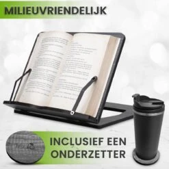 LeafU® Leesboek Standaard - Boekenstandaard - Kookboekstandaard - Tablet Standaard - Boekenhouder - Book Holder - Laptop Standaard - Cambridge -Thuisopslag 1200x1200 2424