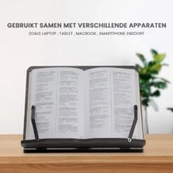 LeafU® Leesboek Standaard - Boekenstandaard - Kookboekstandaard - Tablet Standaard - Boekenhouder - Book Holder - Laptop Standaard - Cambridge -Thuisopslag 1200x1200 2425
