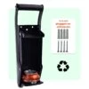AYOO® Blikjespers Met Ingebouwde Opener - Flessenpers -Zwart - Blikjes Pers - Can Crusher - Cancrusher - Blikkenpers - Blikjes Verkleiner - Inclusief Ophangsysteem - Tot 0.5 Liter - In Vijf Kleuren Verkrijgbaar
