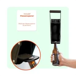 AYOO® Blikjespers Met Ingebouwde Opener - Flessenpers -Zwart - Blikjes Pers - Can Crusher - Cancrusher - Blikkenpers - Blikjes Verkleiner - Inclusief Ophangsysteem - Tot 0.5 Liter - In Vijf Kleuren Verkrijgbaar -Thuisopslag 1200x1200 2454