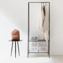 Navaris 6x Stapelbare Doorzichtige Schoenendoos - Van Kunststof - Met Deurtjes - Transparant -Thuisopslag 1200x1200 2503