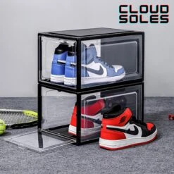 Cloud Soles® Stack Up Box Zwart - Transparante Schoenendoos - Schoenenbox - Schoenenopbergers - Opstapelbaar -Thuisopslag 1200x1200 2532