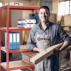 G-Rack Rekken Voor Zwaar Gebruik, 1 Gegalvaniseerd Opbergrek 5 Vakken - Voor Kelder, Werkplaats, Berging, Garage - Metaal I 180 X 90 X 45 Cm I 175 Kg Belasting Per Rek (totaal 875 Kg) I 5 Jaar Garantie 12 G-Rack Rekken Voor Zwaar Gebruik, 1 Gegalvaniseerd Opbergrek 5 Vakken - Voor Kelder, Werkplaats, Berging, Garage - Metaal I 180 X 90 X 45 Cm I 175 Kg Belasting Per Rek (totaal 875 Kg) I 5 Jaar Garantie -Thuisopslag 1200x1200 2537