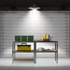 AREBOS Stellingkast - Opbergrek - 5 Planken - 1000 Kg Draagkracht - 90x45x200 Cm - Metaal/MDF - Te Gebruiken Als Werkbank 17 AREBOS Stellingkast - Opbergrek - 5 Planken - 1000 Kg Draagkracht - 90x45x200 Cm - Metaal/MDF - Te Gebruiken Als Werkbank -Thuisopslag 1200x1200 2543