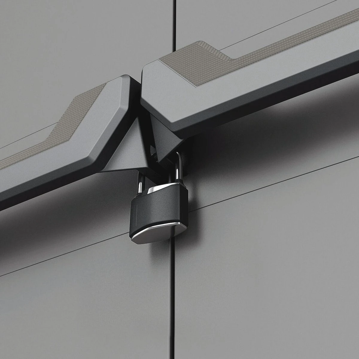 Keter Più Multipurpose Opbergkast - 3 Planken - 39x68x166cm - Donkergrijs/Zwart 8 Keter Più Multipurpose Opbergkast - 3 Planken - 39x68x166cm - Donkergrijs/Zwart - Afbeelding 6