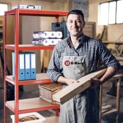 Grack Het Zware Opschorten 1 Gegalvaniseerde Opslagplank 5 Planken Voor Kelderwerkplaats -Thuisopslag 1200x1200 2569