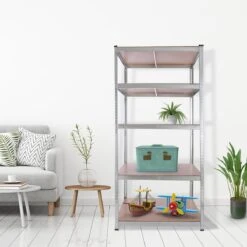 AREBOS Stellingkast - Opbergrek - 5 Planken - 875 Kg Draagkracht - 90x60x200 Cm - Metaal/MDF - Te Gebruiken Als Werkbank 17 AREBOS Stellingkast - Opbergrek - 5 Planken - 875 Kg Draagkracht - 90x60x200 Cm - Metaal/MDF - Te Gebruiken Als Werkbank -Thuisopslag 1200x1200 2591