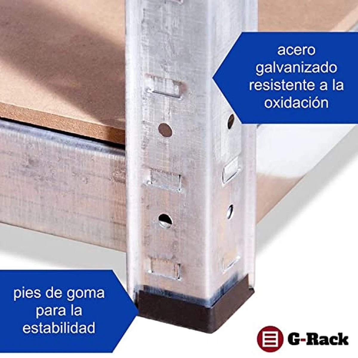 Het Opschorten Van De Garage: 150cm X 75cm X 30cm | Opschorten Voor Zwaar Werk - 1 5 Tier Stalen Opschorting (175KG Per Plank), 875KG Capaciteit | 5 Jaar Garantie 6 Het Opschorten Van De Garage: 150cm X 75cm X 30cm | Opschorten Voor Zwaar Werk - 1 5 Tier Stalen Opschorting (175KG Per Plank), 875KG Capaciteit | 5 Jaar Garantie - Afbeelding 4