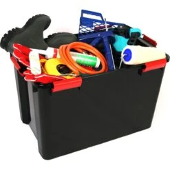 IRIS Airtight Opbergbox - 70L - 2 Stuks - Zwart/Rood -Thuisopslag 1200x1200 2630