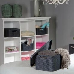 Curver Style Mand L - 30L - Antraciet Met Deksel 17 Curver Style Mand L - 30L - Antraciet Met Deksel -Thuisopslag 1200x1200 2656