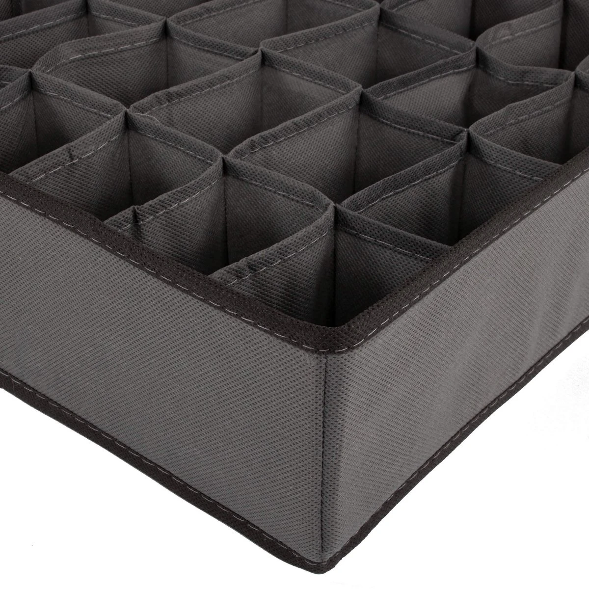 Springos Lade Organizer | Kleding Organizer | Ondergoed Organizer | 24 Vakken | Grijs | 33 X 33 Cm 9 Springos Lade Organizer | Kleding Organizer | Ondergoed Organizer | 24 Vakken | Grijs | 33 X 33 Cm - Afbeelding 7