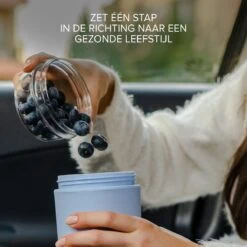 Coninx Yoghurtbeker To Go - Muesli Beker To Go - Lunchbeker - Mueslibeker 640ml ( 450ml+190ml ) - Blauw 17 Coninx Yoghurtbeker To Go - Muesli Beker To Go - Lunchbeker - Mueslibeker 640ml ( 450ml+190ml ) - Blauw -Thuisopslag 1200x1200 28