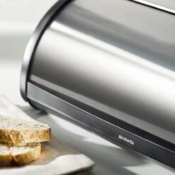 Brabantia Broodtrommel - Met Schuifdeksel - Matt Steel Fingerprint Proof -Thuisopslag 1200x1200 284