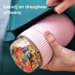 Coninx Thermos Lunchbox - Muesli Beker To Go - Isoleer Lunchpot - Yoghurtbeker To Go - Mueslibeker 840ml (600ml+240ml) - RVS / Roze 22 Coninx Thermos Lunchbox - Muesli Beker To Go - Isoleer Lunchpot - Yoghurtbeker To Go - Mueslibeker 840ml (600ml+240ml) - RVS / Roze -Thuisopslag 1200x1200 3