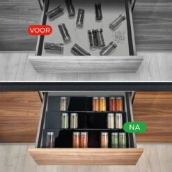 Goedewaere Kruidenrek Lade - 6 Stuks - Keuken Organizers - Keukenlade Organiser - Kruiden Organizer - Uitschuifbaar - Kunststof -Thuisopslag 1200x1200 423