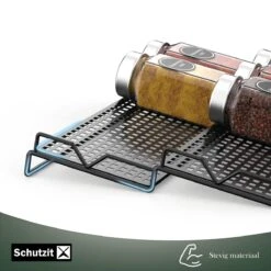Schutzit - Kruidenrek Lade - Metaal - Zwart - 3 Lagen - Kruiden Organizer Liggend Ladeinzet 15 Schutzit - Kruidenrek Lade - Metaal - Zwart - 3 Lagen - Kruiden Organizer Liggend Ladeinzet -Thuisopslag 1200x1200 457