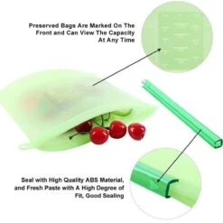 Merkloos Vershoudzakken Food Savers - Diepvrieszakken Vrieszakken Invrieszakken - Duurzaam Voedsel Bewaren - Siliconen - Herbruikbaar - Bewaarzakken - Lekvrij - BPA Vrij - Foodsavers - Fresh Bags - 3+1 Gratis 17 Merkloos Vershoudzakken Food Savers - Diepvrieszakken Vrieszakken Invrieszakken - Duurzaam Voedsel Bewaren - Siliconen - Herbruikbaar - Bewaarzakken - Lekvrij - BPA Vrij - Foodsavers - Fresh Bags - 3+1 Gratis -Thuisopslag 1200x1200 538