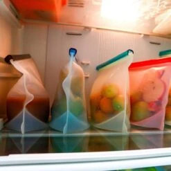 LOUZR Siliconen Vershoudzakken - Set 4-Stuks - 1000ml - Herbruikbaar -Thuisopslag 1200x1200 562