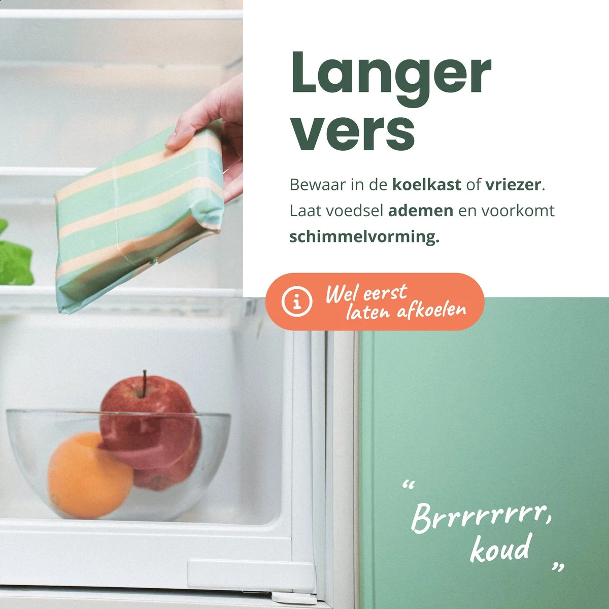 BROODNODIG® - Bijenwas Wraps (Bijenwas Doek) - Set Van 4 - 1S, 2M, 1L - Foodwrap - Beeswax Wraps - Bee Wrap - Beewax - Bijenwasdoek - Zero Waste - Duurzaam Cadeau - Herbruikbaar Boterhamzakje 4 BROODNODIG® - Bijenwas Wraps (Bijenwas Doek) - Set Van 4 - 1S, 2M, 1L - Foodwrap - Beeswax Wraps - Bee Wrap - Beewax - Bijenwasdoek - Zero Waste - Duurzaam Cadeau - Herbruikbaar Boterhamzakje - Afbeelding 2