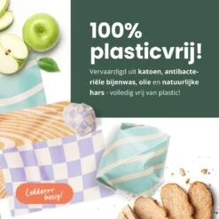 BROODNODIG® - Bijenwas Wraps (Bijenwas Doek) - Set Van 4 - 1S, 2M, 1L - Foodwrap - Beeswax Wraps - Bee Wrap - Beewax - Bijenwasdoek - Zero Waste - Duurzaam Cadeau - Herbruikbaar Boterhamzakje 17 BROODNODIG® - Bijenwas Wraps (Bijenwas Doek) - Set Van 4 - 1S, 2M, 1L - Foodwrap - Beeswax Wraps - Bee Wrap - Beewax - Bijenwasdoek - Zero Waste - Duurzaam Cadeau - Herbruikbaar Boterhamzakje -Thuisopslag 1200x1200 573