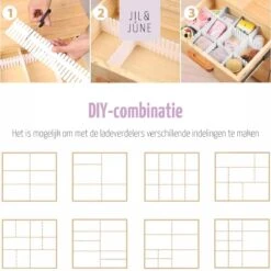 Jil&Júne Ladeverdeler - Lade Organizer - Set Van 12 - Voor Kleding/Keuken/Badkamer 10 Jil&Júne Ladeverdeler - Lade Organizer - Set Van 12 - Voor Kleding/Keuken/Badkamer -Thuisopslag 1200x1200 630