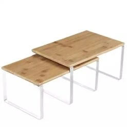 SensaHome Keuken Organizer - Bureau Organizer - Aanrecht Organizer - Keukenrek/Kruidenrek/Badkamer Organizer - Set Van 2 - Wit -Thuisopslag 1200x1200 665