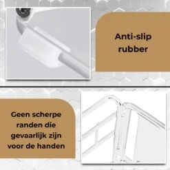 GEON - Gootsteenkast Organizer - Keukenkast Organizer - Gootsteenrek - Badkamer Organizer - Wit/Zwart -Thuisopslag 1200x1200 682