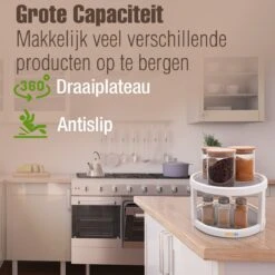 Draaiplateau Badkamer Accessoires Opbergrek Kruidenrek Plateau 2 - Keukenrek - Keuken Organizers - Koelkast Organiser Staand - Aanrecht Rek - Lazy Susan - Keukenkastorganizers - Kruidencarrousel - Rond - Draaischijf - Kruiden Organizer - Draaibaar 10 Draaiplateau Badkamer Accessoires Opbergrek Kruidenrek Plateau 2 - Keukenrek - Keuken Organizers - Koelkast Organiser Staand - Aanrecht Rek - Lazy Susan - Keukenkastorganizers - Kruidencarrousel - Rond - Draaischijf - Kruiden Organizer - Draaibaar -Thuisopslag 1200x1200 714