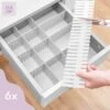 Jil&Júne Ladeverdeler - Lade Organizer - Set Van 6 - Voor Kleding/Keuken/Badkamer -Thuisopslag 1200x1200 721