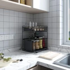 BOTC Organizer - Gootsteenkast Organizer - Opbergrek - Aanrecht Organiser – Keuken Organizers - Tweelaags – Metaal – Antislip 23 BOTC Organizer - Gootsteenkast Organizer - Opbergrek - Aanrecht Organiser – Keuken Organizers - Tweelaags – Metaal – Antislip -Thuisopslag 1200x1200 786