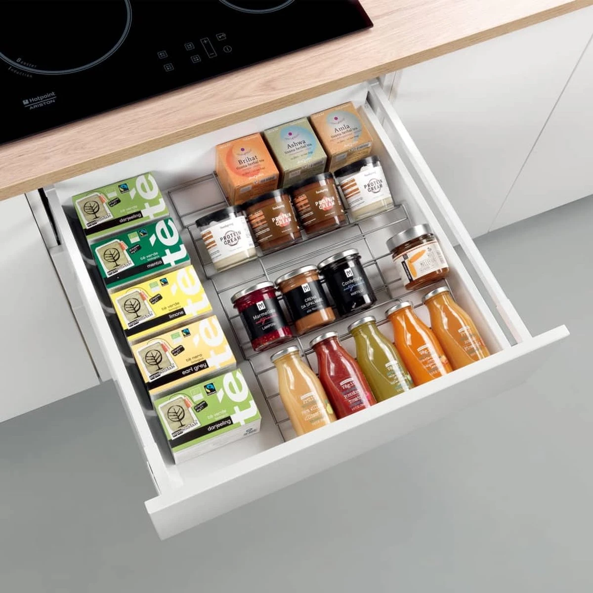 Tomado Metaltex Kruidenrek Uitschuifbaar Metaal - Grijs - Uitschuifbaar 6 Tomado Metaltex Kruidenrek Uitschuifbaar Metaal - Grijs - Uitschuifbaar - Afbeelding 4