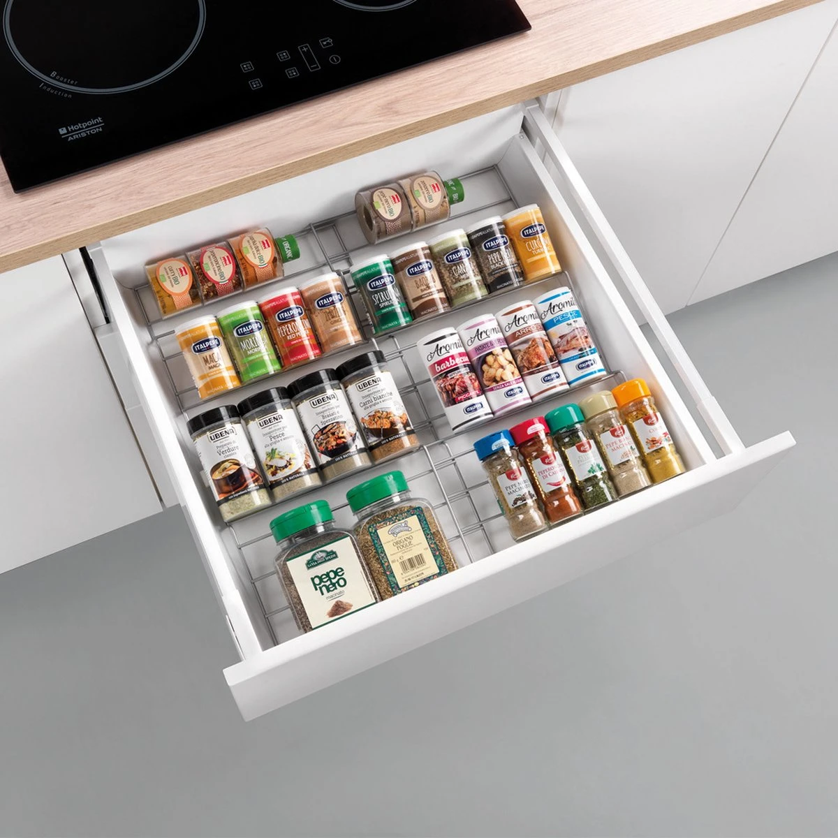 Tomado Metaltex Kruidenrek Uitschuifbaar Metaal - Grijs - Uitschuifbaar 9 Tomado Metaltex Kruidenrek Uitschuifbaar Metaal - Grijs - Uitschuifbaar - Afbeelding 7