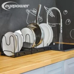 Telescopische Organizer Voor Pannen - 8 Vakken - 30-57cm Verstelbaar Legbord Voor Lade -Thuisopslag 1200x1200 831