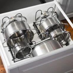 Telescopische Organizer Voor Pannen - 8 Vakken - 30-57cm Verstelbaar Legbord Voor Lade -Thuisopslag 1200x1200 832