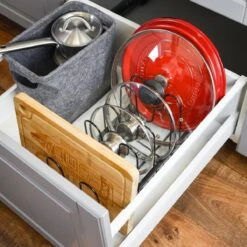 Telescopische Organizer Voor Pannen - 8 Vakken - 30-57cm Verstelbaar Legbord Voor Lade -Thuisopslag 1200x1200 833