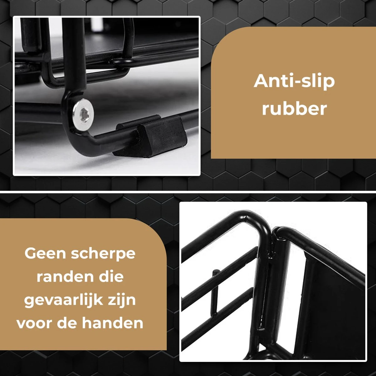 GEON - Gootsteenkast Organizer - Keukenkast Organizer - Gootsteenrek - Badkamer Organizer - Zwart/Wit 8 GEON - Gootsteenkast Organizer - Keukenkast Organizer - Gootsteenrek - Badkamer Organizer - Zwart/Wit - Afbeelding 6