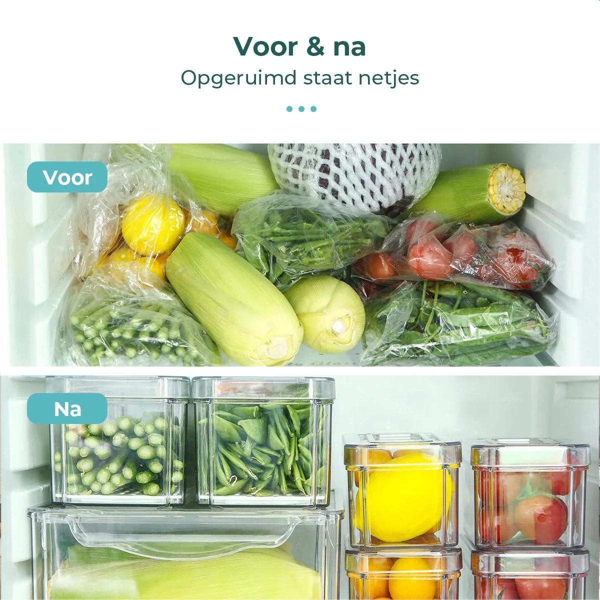 Yourganized Koelkast Organizer - Set Van 7 - Keuken Organizers - Lade Organizer 7 Yourganized Koelkast Organizer - Set Van 7 - Keuken Organizers - Lade Organizer - Afbeelding 5