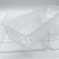 Lade Organizer (Set Van 10) - Doorzichtig Keuken Bakjes - Keukenkastorganizers - Opbergbak / Bewaardoos / Opbergdoos / Lade / Schuiflade Verdeler / Indeling- Blikjes En Pakjes Houder - Fridge / Koelkast Organizer - Transparant Badkamer Opslag Bakje -Thuisopslag 1200x1200 952