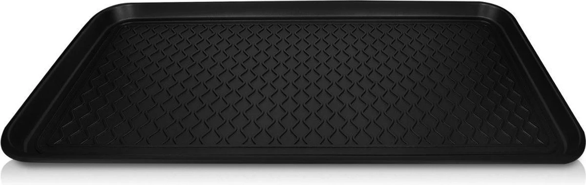 Navaris Lekbak Voor Schoenen XL - Afdruipmat Voor 5 Paar Schoenen Of Laarzen - 76 X 38 Cm - Zwart 4 Navaris Lekbak Voor Schoenen XL - Afdruipmat Voor 5 Paar Schoenen Of Laarzen - 76 X 38 Cm - Zwart - Afbeelding 2