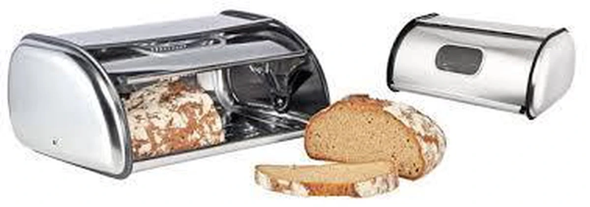Haushalt Broodtrommel - Schuifdeksel - RVS 7 Haushalt Broodtrommel - Schuifdeksel - RVS - Afbeelding 5