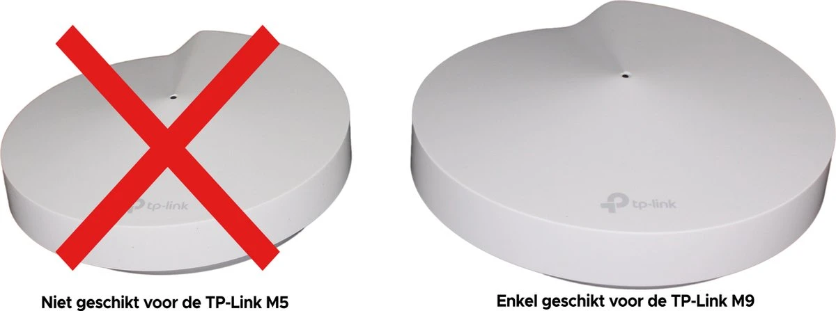 TP-Link Deco M9 Mesh Wifi Plafond En Wandhouder | Nieuw & Verbeterd Design | Inclusief Bevestigingsmateriaal | Easy Click And Connect Ophangsysteem 9 TP-Link Deco M9 Mesh Wifi Plafond En Wandhouder | Nieuw & Verbeterd Design | Inclusief Bevestigingsmateriaal | Easy Click And Connect Ophangsysteem - Afbeelding 7