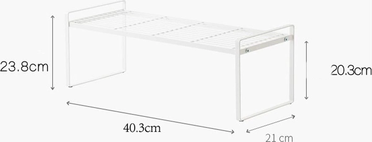 Keuken Organizers - Aanrecht Organiser - 23,8*40,3* 21 - Pannenrekken - Gootsteenkast Organizer - Bureau Organizer - Opbergrek - Kruidenrek - Kast Organizer - Badkamer Organizer 7 Keuken Organizers - Aanrecht Organiser - 23,8*40,3* 21 - Pannenrekken - Gootsteenkast Organizer - Bureau Organizer - Opbergrek - Kruidenrek - Kast Organizer - Badkamer Organizer - Afbeelding 5